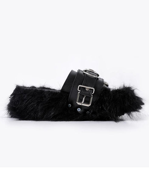 Fur Ring Sandals